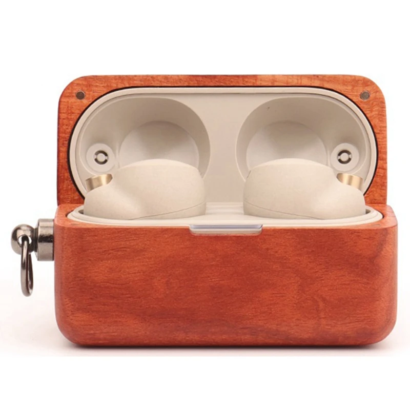 

JABS Suitable For Sony WF-1000XM4 Earphone Protective Sleeve Wooden Earphone Box