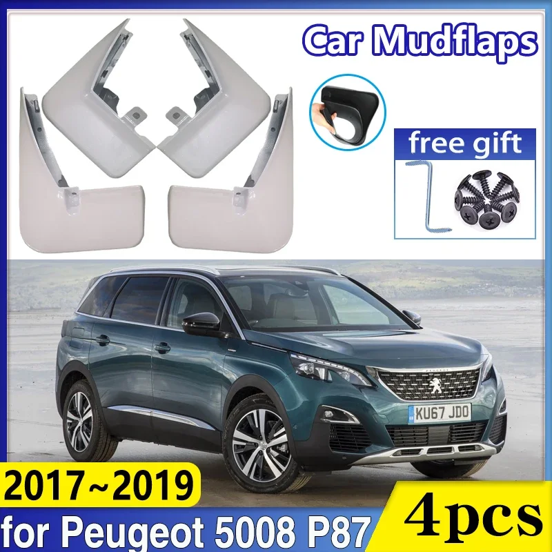 Автомобильное крыло с краской для выпечки Peugeot 5008 P87 MK2 2017 2018 2019 передние