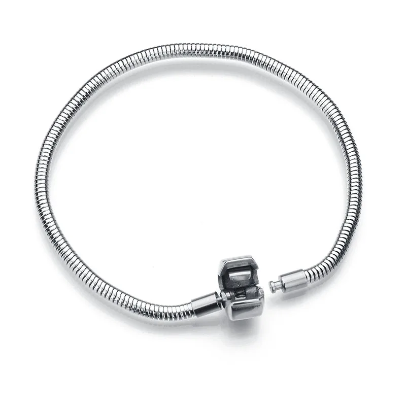 Красивый серебряный браслет из нержавеющей стали красивый свадебный женский