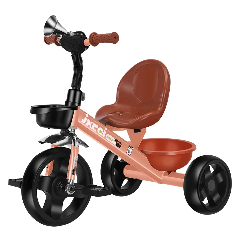 Tricycle Stroller Bike  Tricycle Bike Children's Tricycle 1-3-6 Bicycle Light Trolley  Baby Child Bicycle Large Can