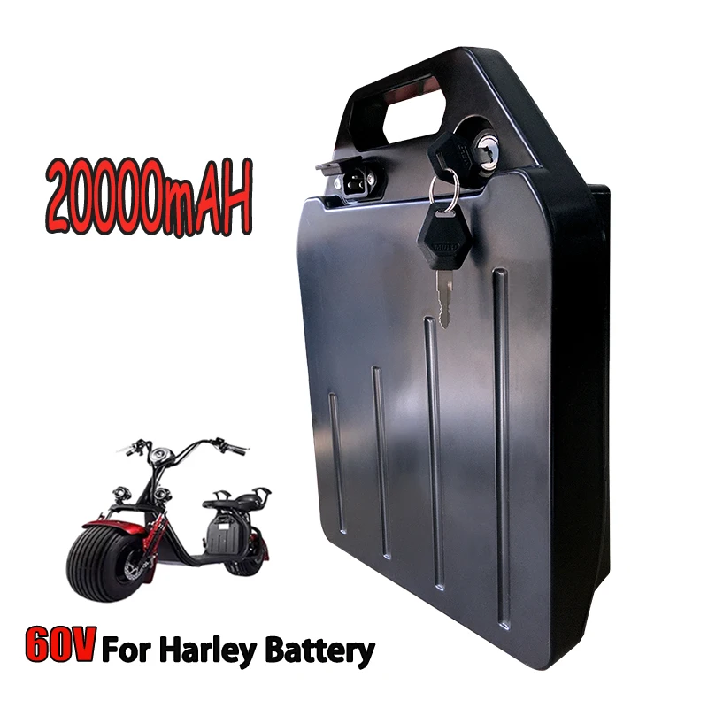 

Waterproof Harley Electric Car Lithium Battery 60V 20000mAH For Two Wheel Foldable Electric Scooter Bicycle