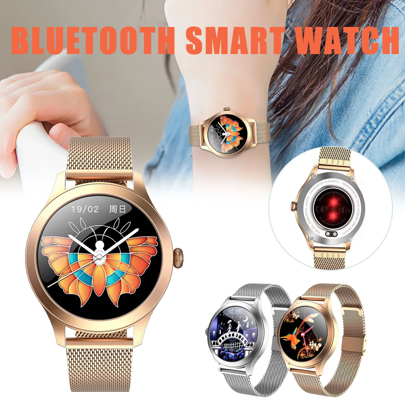 

IP68 Waterproof Smart Watch Women 2021 Multi-sports Fitness Tracker Heart Rate Monitor Blood Pressure Oxygen Smartwatch Lady