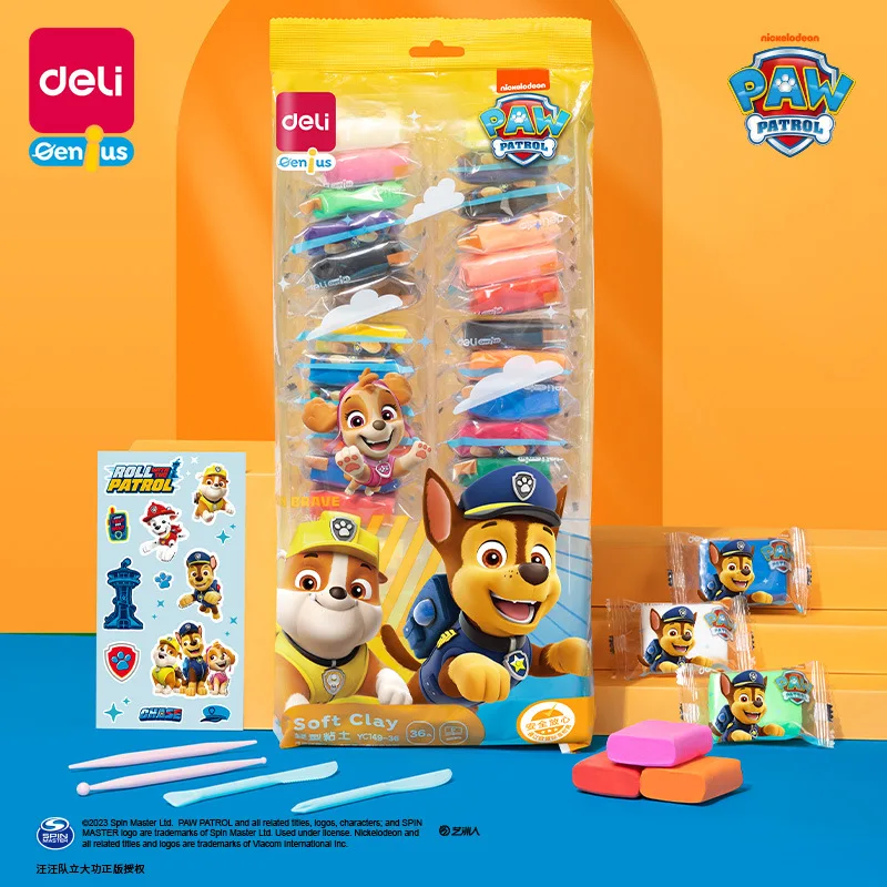 Deli YC149 сумка для щенячьего патруля глина большой емкости детей дошкольного