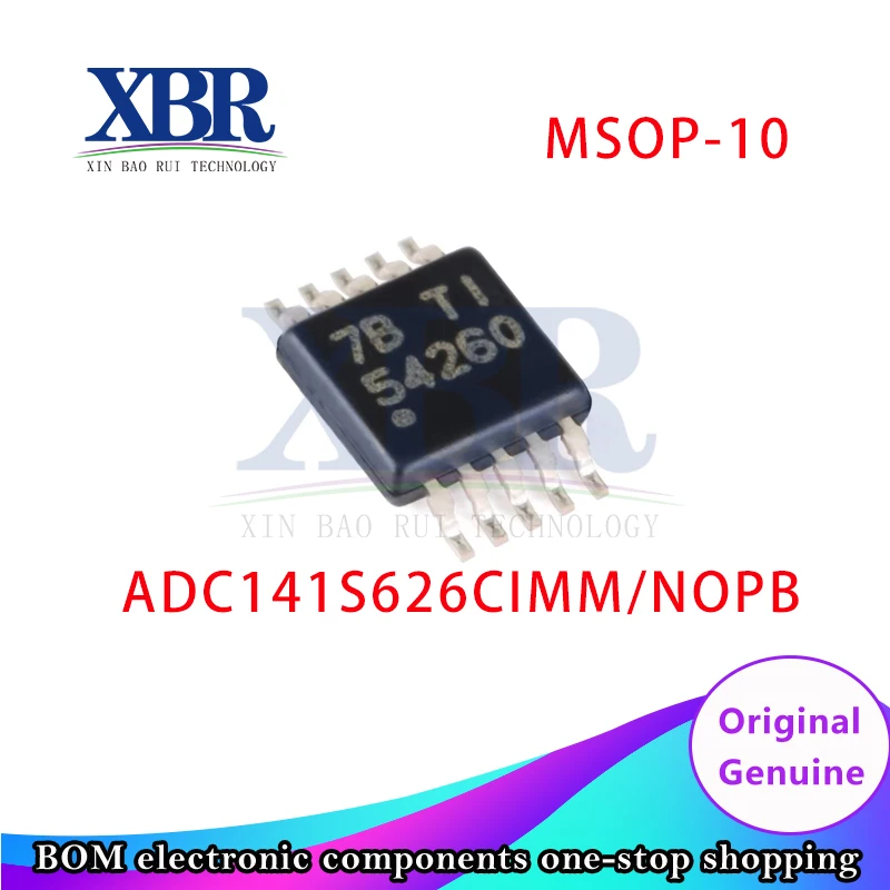 

5 шт. ADC141S626CIMM/NOPB MSOP-10 аналоговые цифровые конвертеры-ADC 14-bit, 50kSPS до 250kSPS, дифференциальный вход,