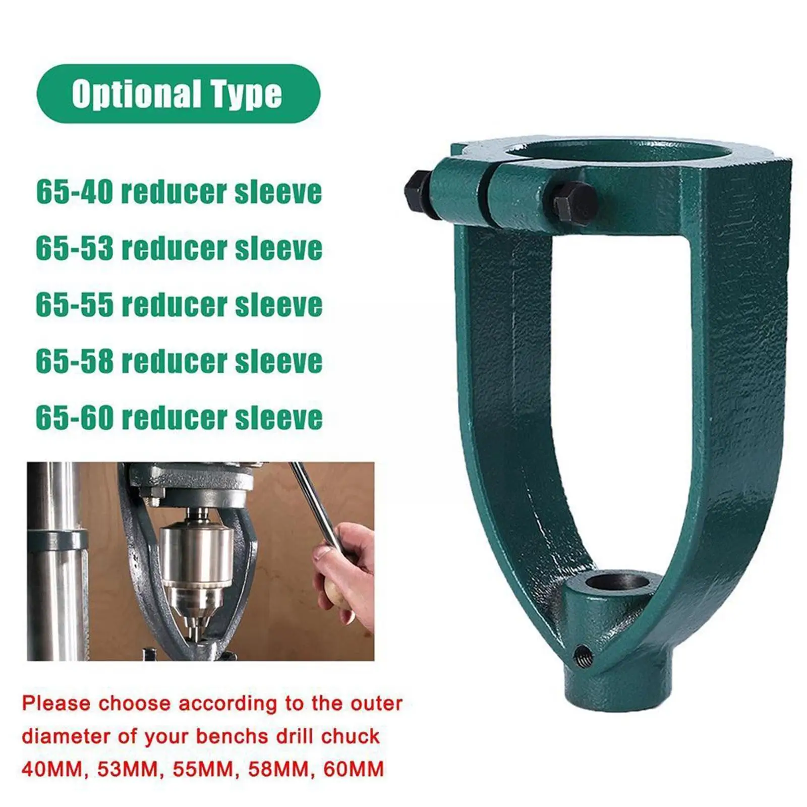 

Mortising Machine Woodworking Mortise Tenon Tools Drill Press Locator Set for Circles Square Hole Chisel Drilling Machine Q1T6