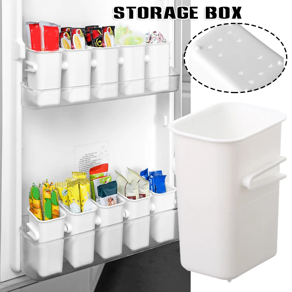 

Multifunction Food Classification Storage Boxes Refrigerator Side Special Buckle Storage Case Home Organizer Container RE