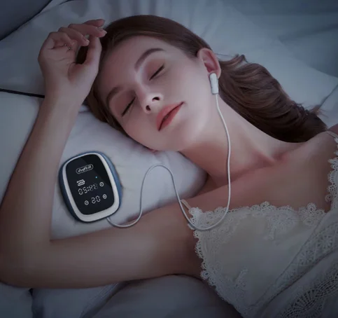 

Портативный инструмент для помощи во сне, уход за головой, массажер для головы, Электрический массажер для сна, устройство для массажа голов...