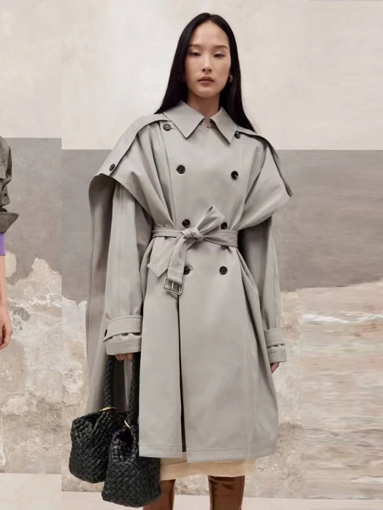 

Дизайнерская свободная однотонная Осенняя модная куртка в британском ретро-стиле