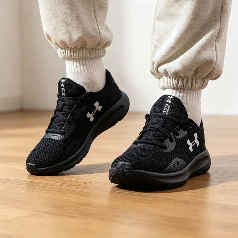 Фото Женская обувь Under Armour, спортивная обувь, модная, удобная, для занятий фитнесом на открытом воздухе, повседневная, кроссовки для бега 3024889-003 №2