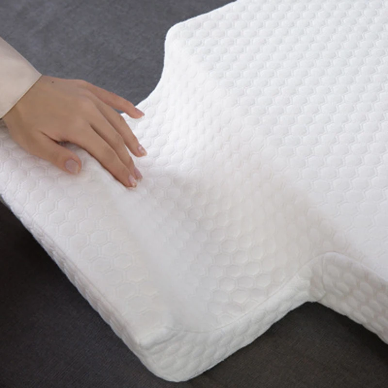 Подушка для пары с изогнутым обниманием из медленно восстанавливающейся памяти пены для поддержки руки, дышащая, антистрессовая, снижающая давление.