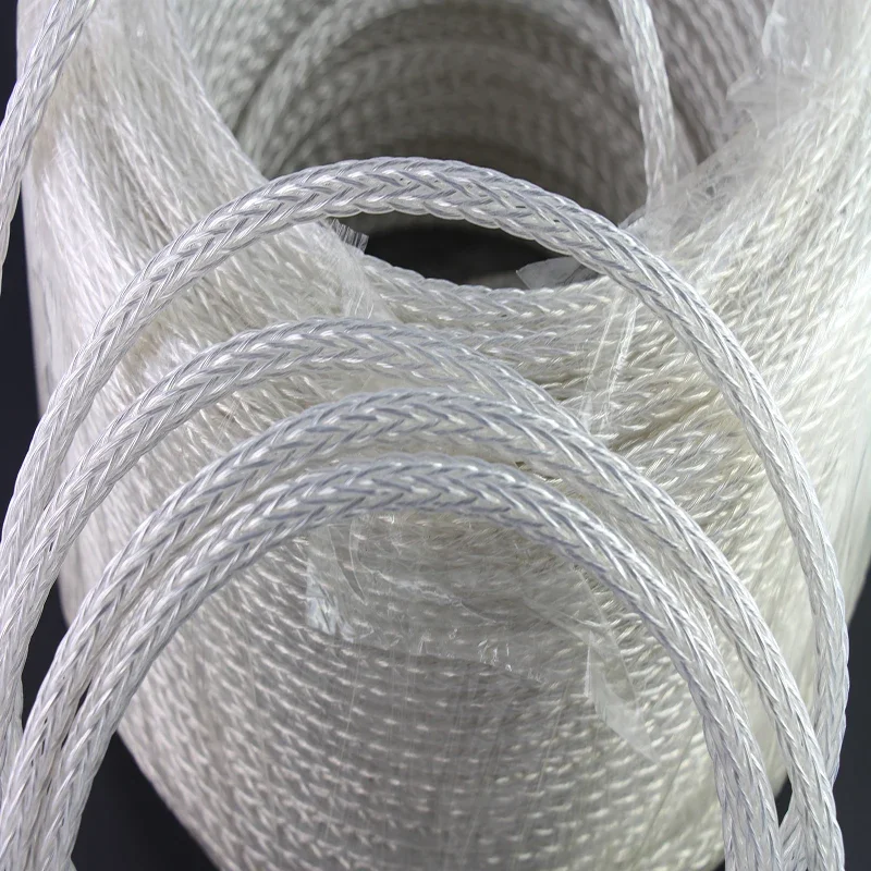 Оплетка 8AG высокой чистоты посеребренный OCC динамик кабель 16 жил HIFI DIYAudio провод