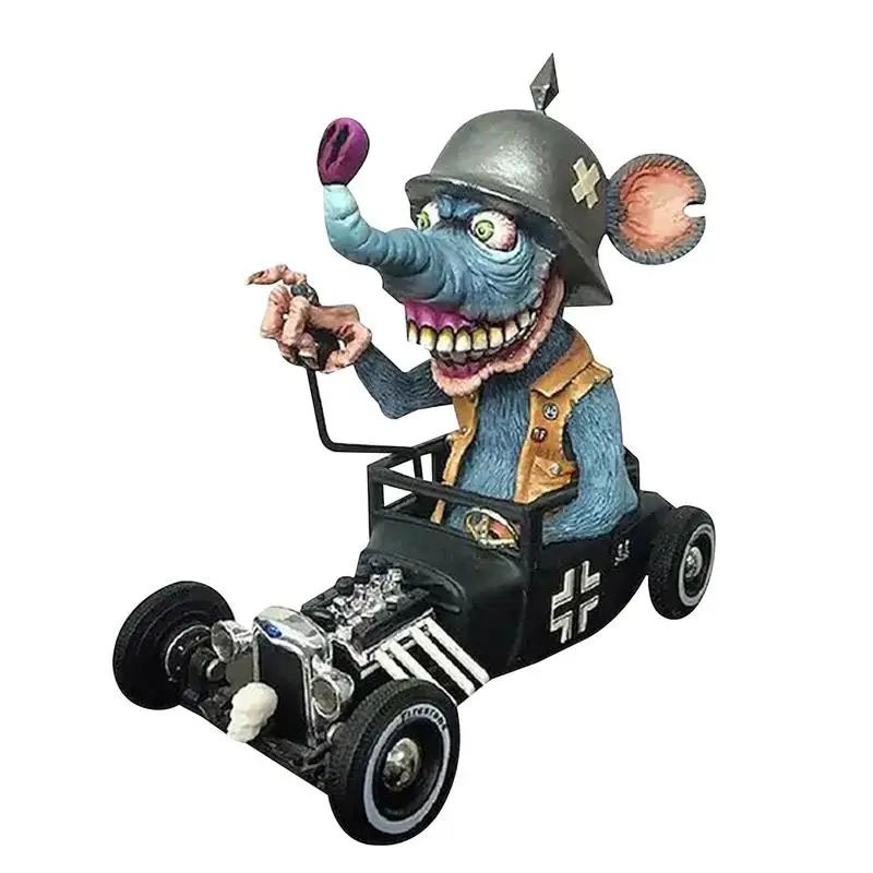 Фигурки мыши из смолы страшные поддельные крысы монстр украшения на Хэллоуин для