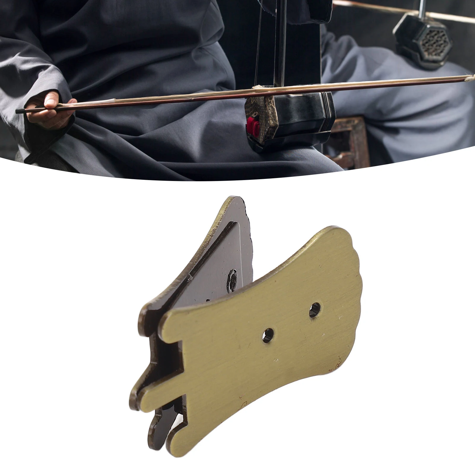 Металлический глушитель Erhu с бесшумным уменьшением громкости мощный клипсой для