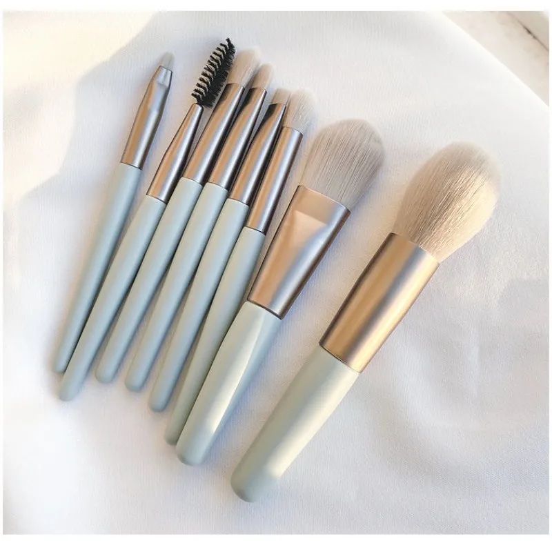 

Lenoyn 2023 New Macaron Makeup Brush Set Soft Hair Foundation Make-Up Brush Powder Blusher Brush Eye Shadow Brush Beauty Makeup