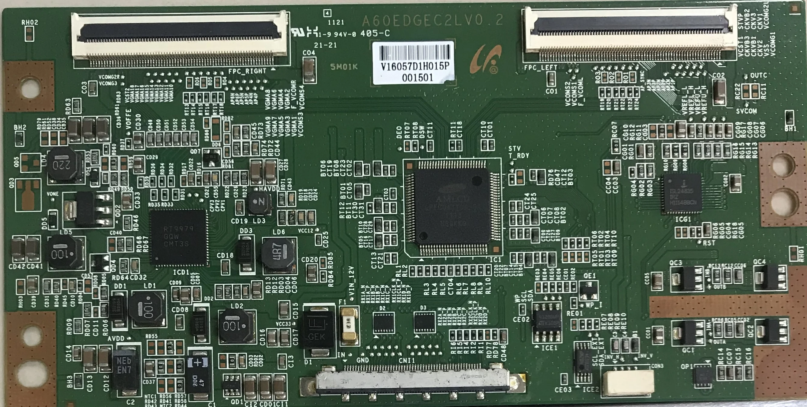 Оригинал для Samsung A60EDGEC2LV0.2 Tcon плата TCL L46F3200E LTA460HM06 Бесплатная доставка |