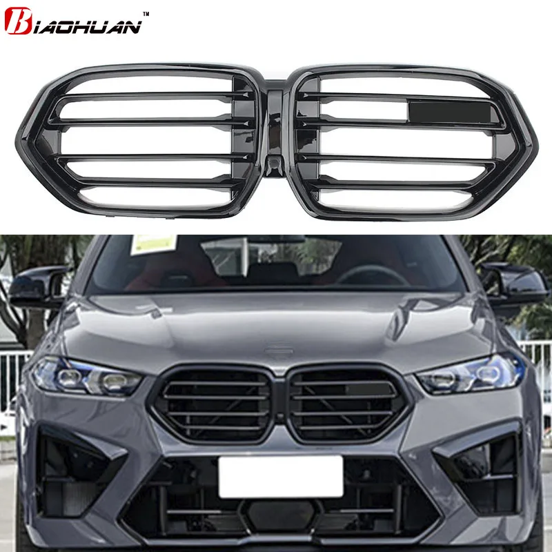 Фото BMW X6 G06 2023-2024 xDrive30i 40i M60i M50D XDrive30d Модернизированный X5M F95 X6M F96 Передний радиатор со светодиодным бампером LCI Решетка №1