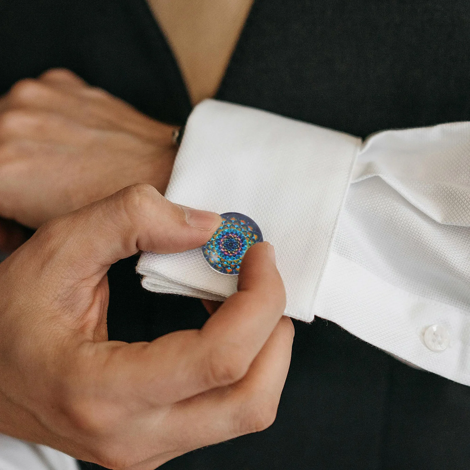 100 шт. 12 мм смешанная круглая мозаичная плитка для поделок стеклянная мозаика