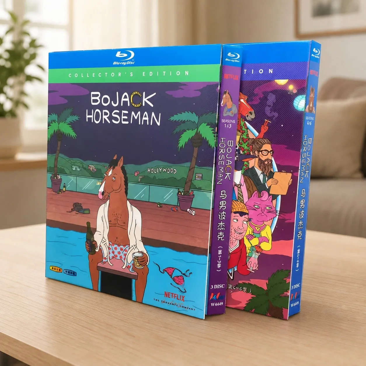 Фото ГОРЯЧАЯ НОВИНКА: BD Blu-ray High Definition Аниме «БоДжек Хорсмен», Сезоны 1-6, 6-дисковый бокс-сет №1