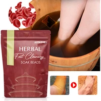10pcsbag foot cleansing soak gel dehumidification detox relieve fatigue natural herbal slimming foot bath capsule shape up care