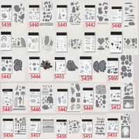 new 30styles clear stamps and cutting dies sets diy craft making greeting card scrapbooking silicone background rubber stamps