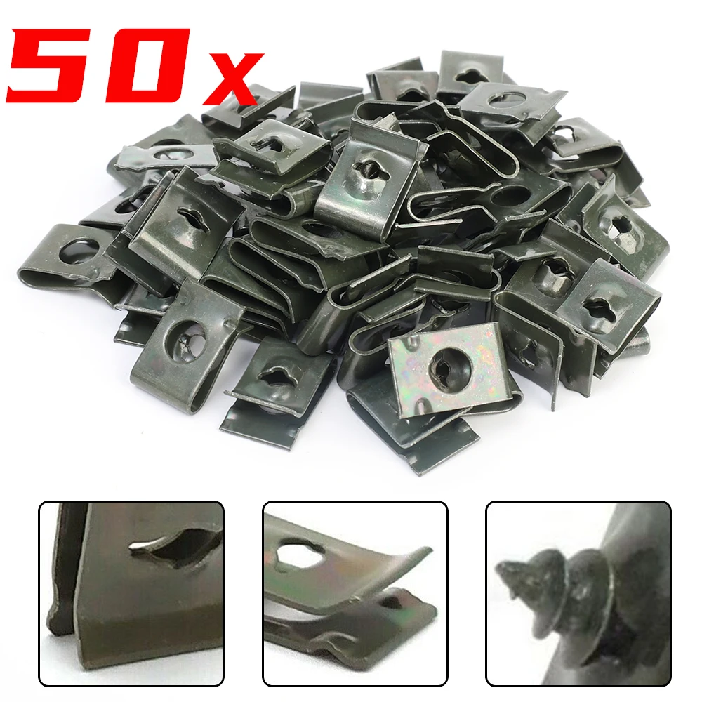 

Автомобильные винтовые крепления U-образного типа для мотоциклов, грузовиков, универсальный антикоррозийный зажим для защиты бампера, накладка на крыло, крепежные зажимы, зажим