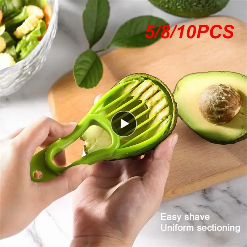 

5/8/10PCS Creative Plastic Knife Avocado Slicer Avocado Tool Shea Corer Butter Cutter Fruit Peeler Kitchen Gadgets