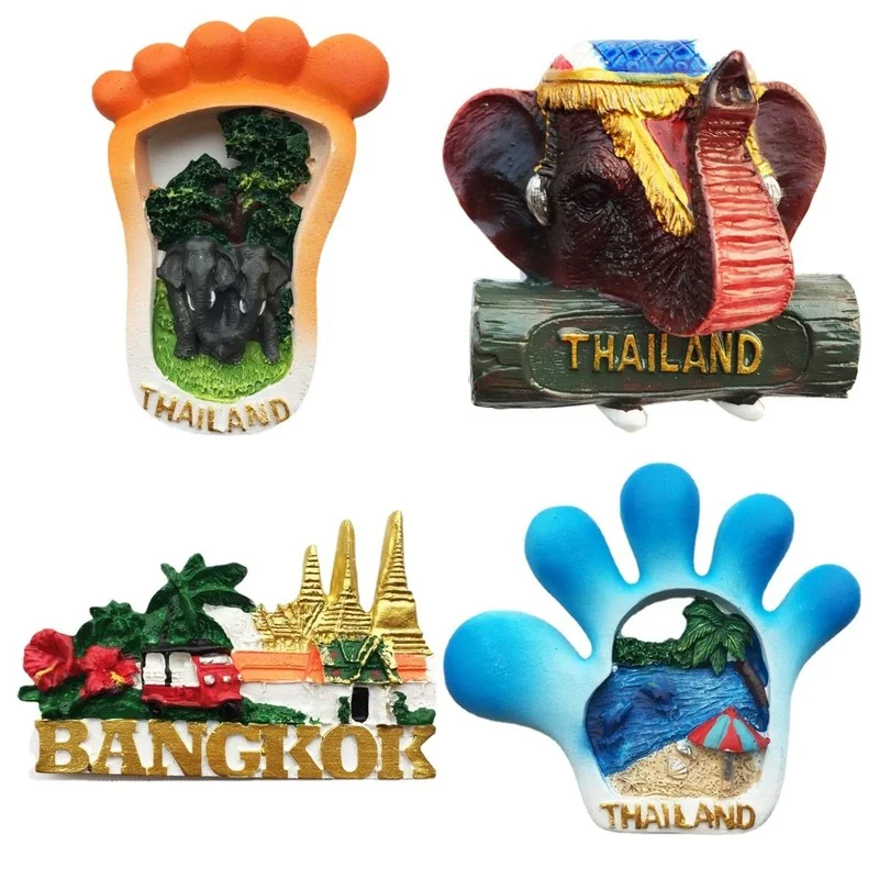 

Thailand Travelling Souvenirs Fridge Magnets Thailand Resorts Souvenirs Magnetic Stickers Home Decor Children Toys Wedding Gifts