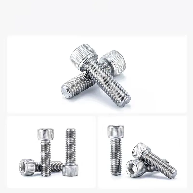 10 шт. #6 #8 #10 1/4 5/16 UNC 304 винт из нержавеющей стали американского стандарта с