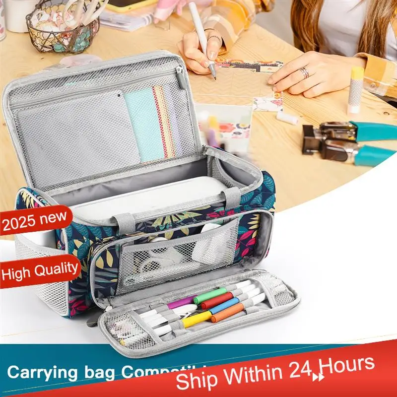 Фото ~【A48T ГОРЯЧИЙ】Для Cricut Joy Xtra Smart Cutting Machine Дорожный чехол с многокарманной сумкой для хранения Портативный противоударный чехол с защитой от царапин №2