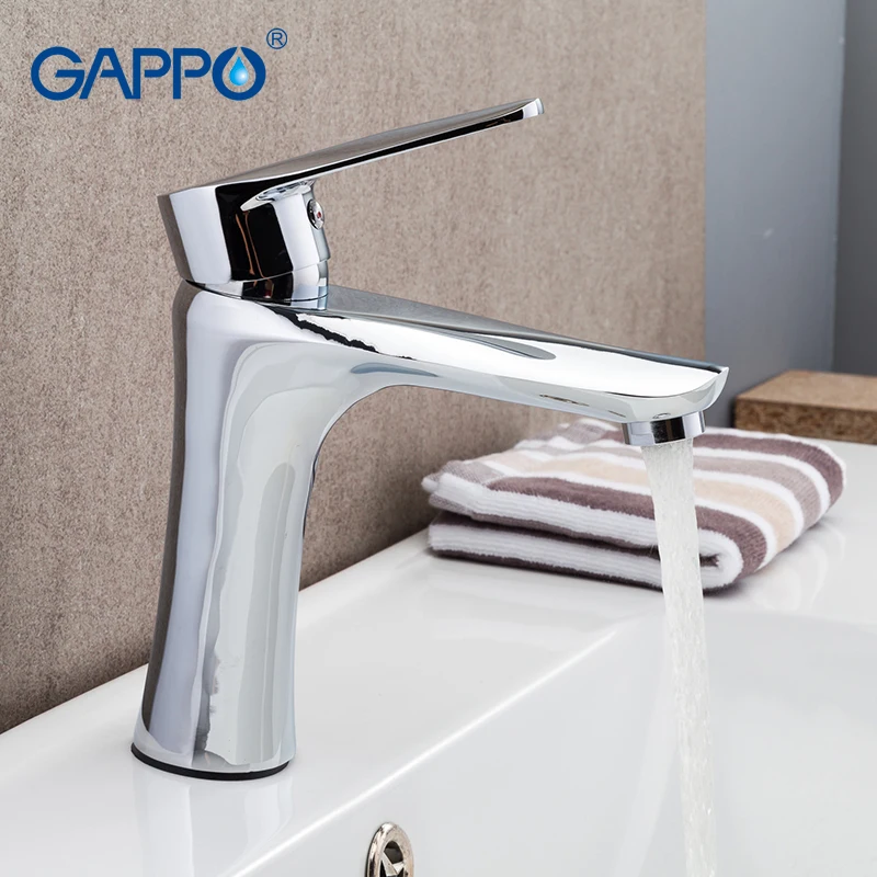 GAPPO Basin Faucet Deck Mounted Wash Basin Sink Faucet Brass Tap Hot & Cold Water Mixer Taps torneira