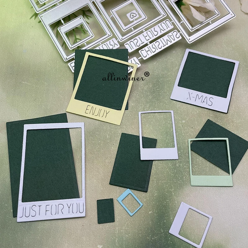 

New Letter photo frame DIY Craft Metal Cutting Die Scrapbook Embossed Paper Card Album Craft Template Stencil Dies