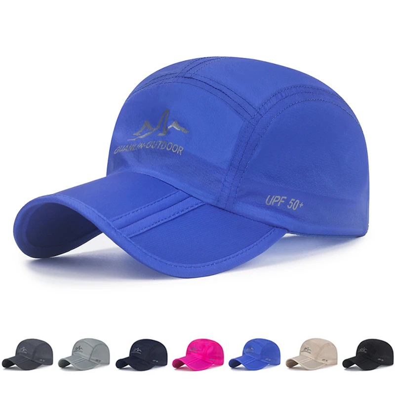 

Gorras NEW Quick Drying Men's Caps Foldable Brim Baseball Caps For Outdoor Mountaineering Hiking Casquette Snapback Sports Caps