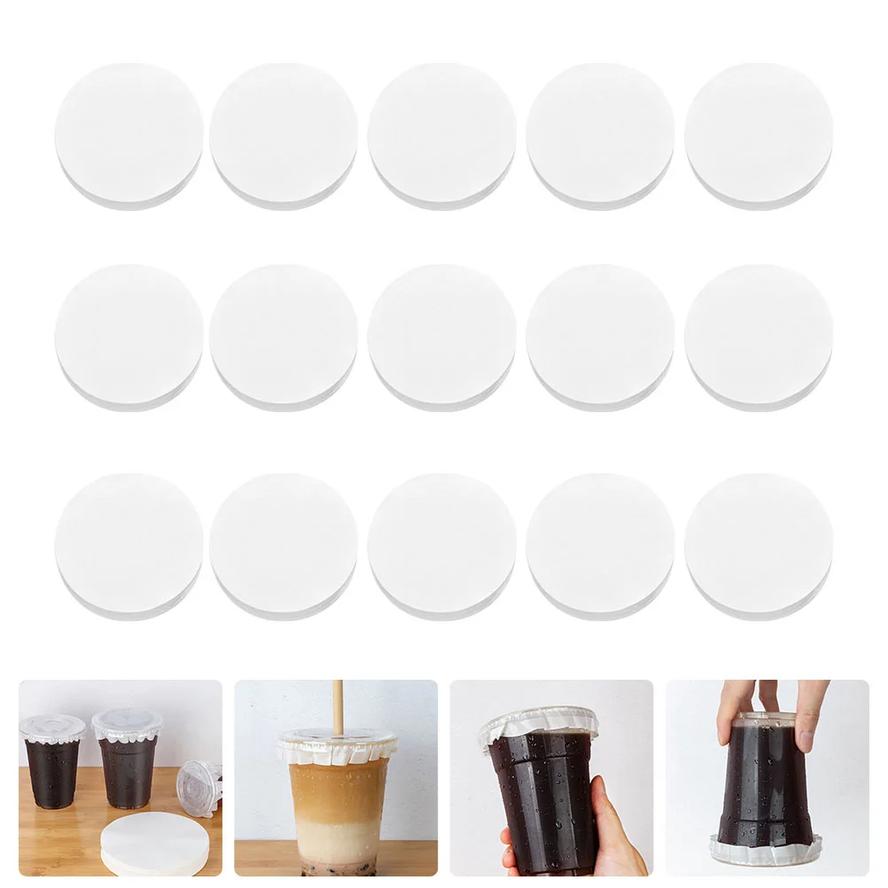 

Cup Film Sealing Sealer Paper Tea Bubble Disposable Coffeeroll Films Accessories Lids Spill Proofbottle Lid