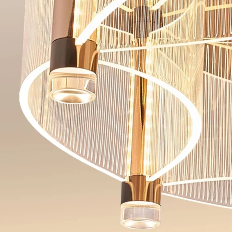 Современный минималистичный подвесной светильник круглый стеклянный с