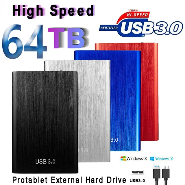 2022 Hot High-speed External 1TB 2TB 4TB 8TB Hard Drive USB3.0 HDD 2.5 Inch 1TB Hard Disk Storage Devices for Desktop Laptop 1
