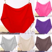 womens underwear sexy lingerie high waist panties for solid color briefs cotton underpants breathable female intimate