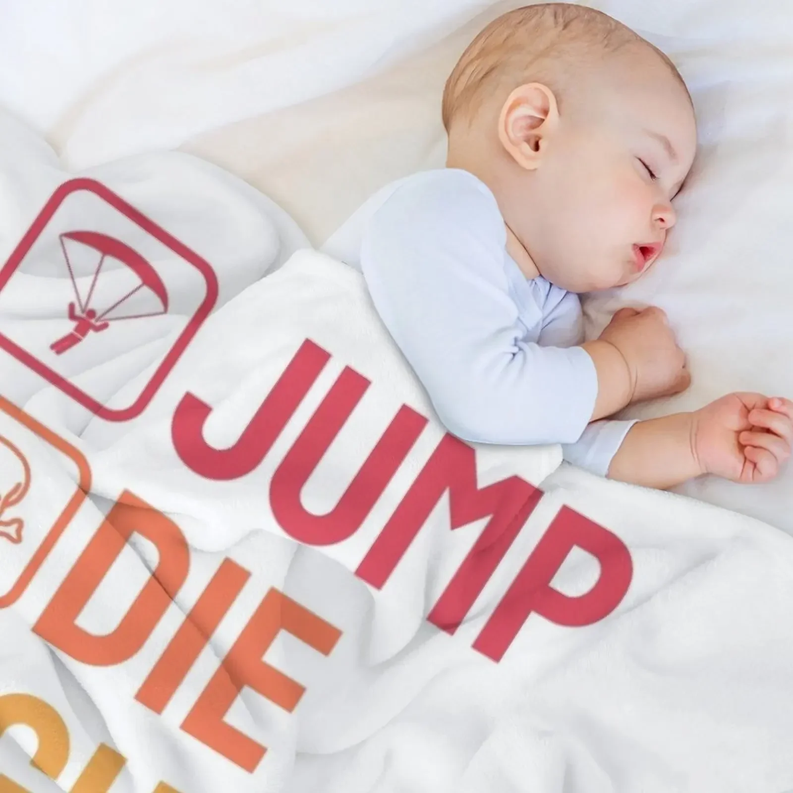 Персонализированное плюшевое одеяло Jumps Die Gulag