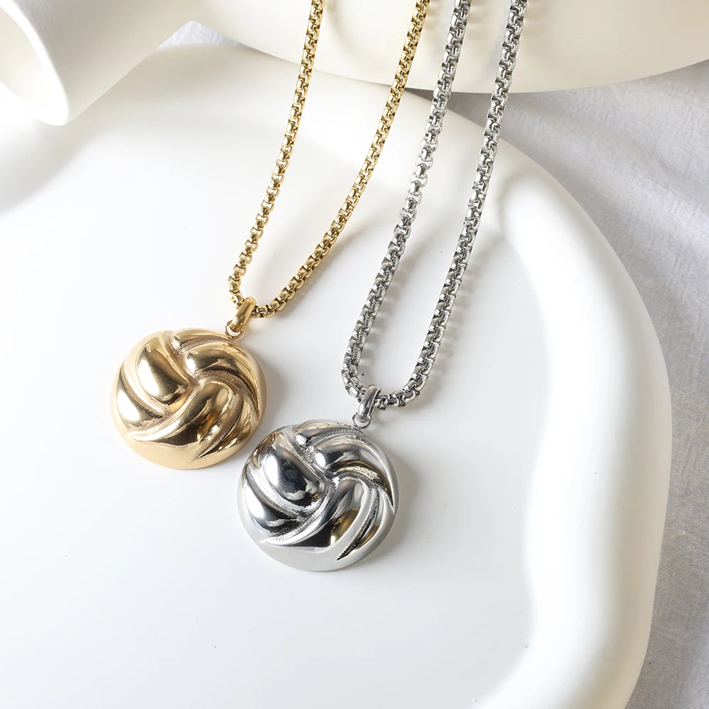 ZMfashion серьги из нержавеющей стали ожерелье ювелирные наборы повседневная жизнь