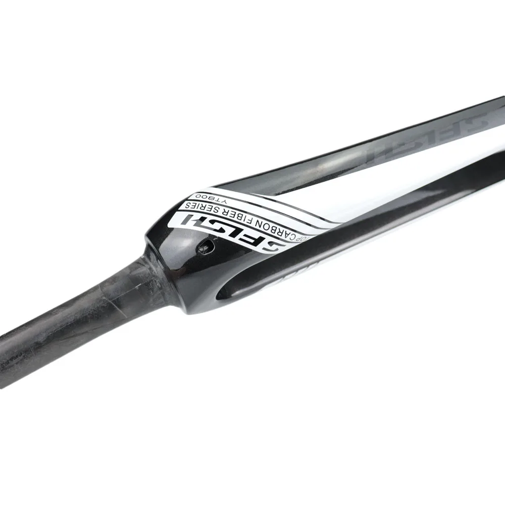 Вилка из углеродного волокна для дорожного велосипеда 100*12 мм 700 * 45C/650B 2 1 | Спорт и