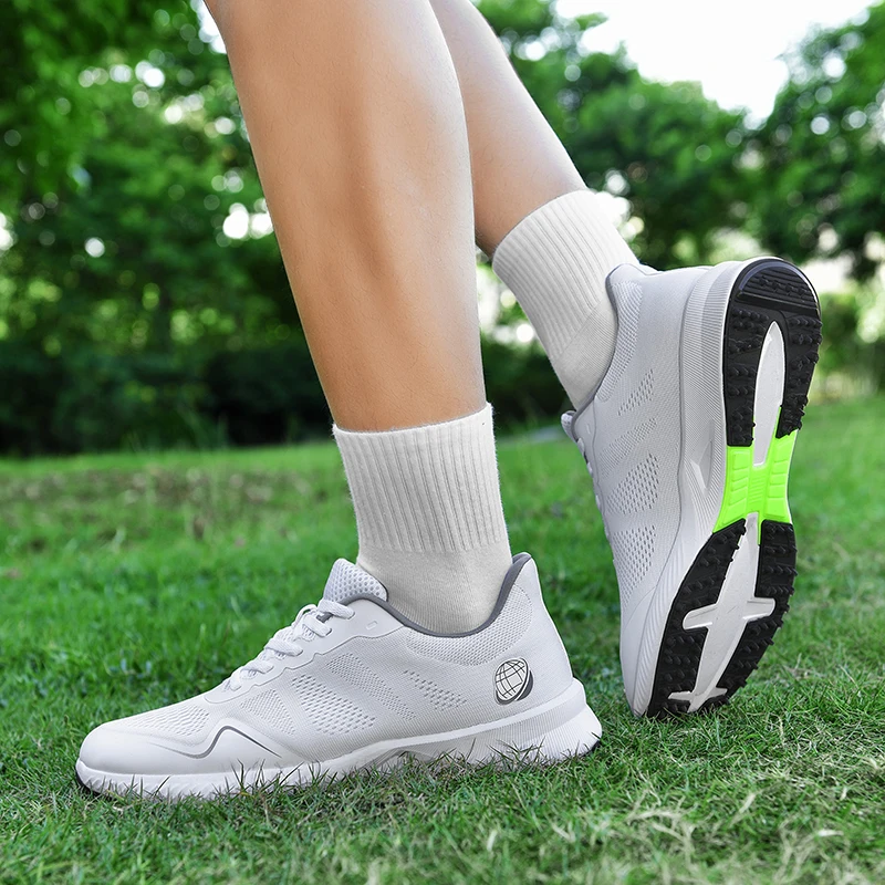 2022 Professional Men's Golf Shoes Mesh Breathable Golf Sneakers Men and Women Outdoor Training Walking Golf Sneakers