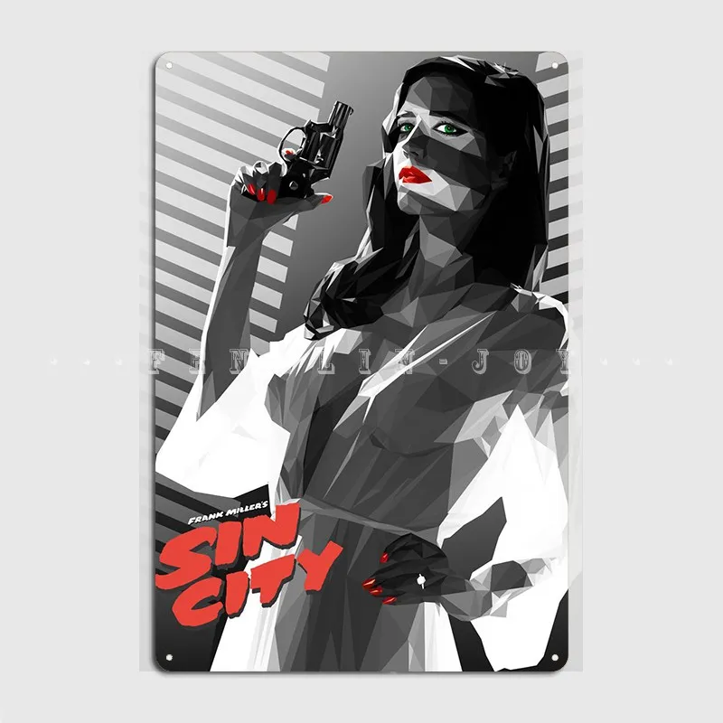 Городской плакат Ava Lord Sin металлическая табличка винтажная роспись паб гараж