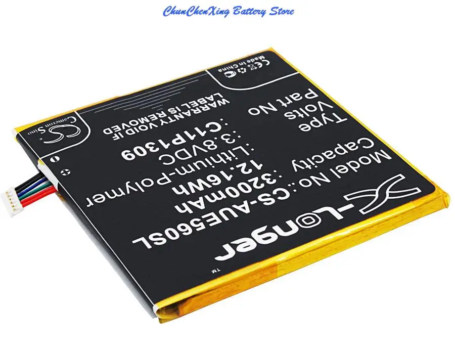 Высококачественный аккумулятор Cameron Sino 3200 мАч C11P1309 для Asus Fonepad Note 6 FHD6 K00G ME560CG