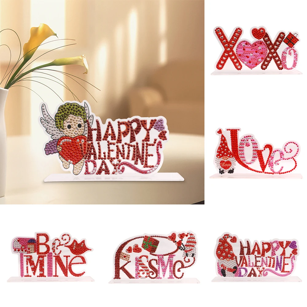 

Особая картина из страз «сделай сам», украшения из мультфильмов, мозаика из страз, наборы ручной работы, подарок на день Святого Валентина