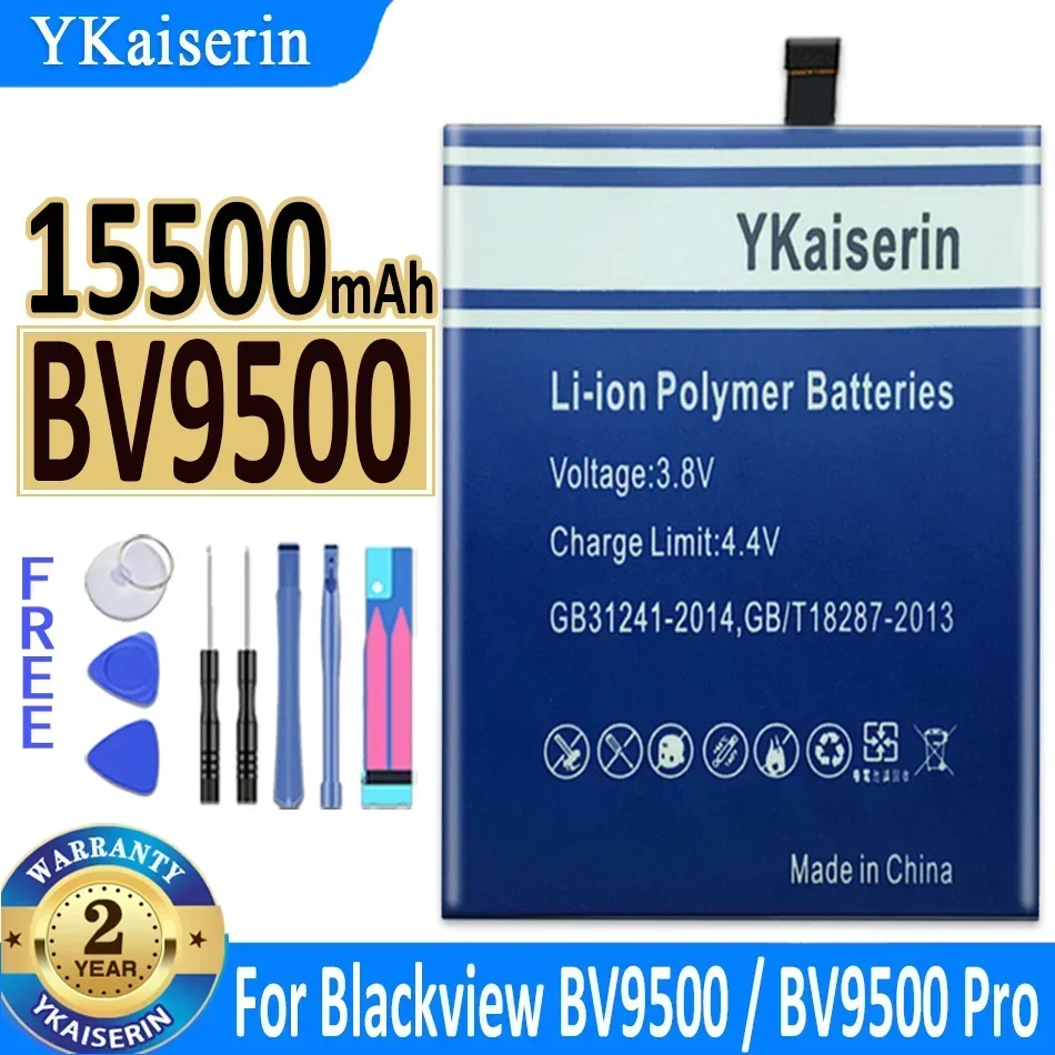 Аккумулятор YKaiserin для Blackview BV6000S BV7000 BV8000 BV9000 BV9500 Pro Batteria