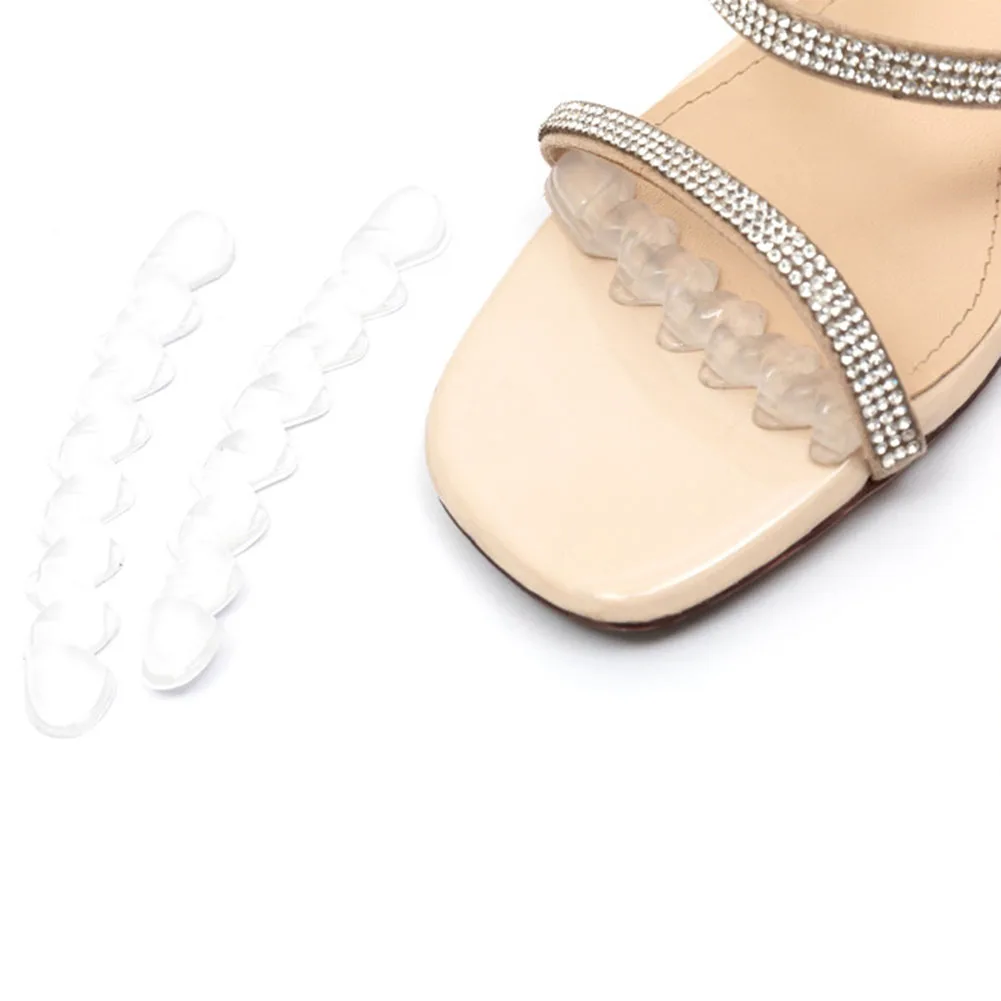 Silicone Non-slip Insoles Sticker For High Heels Flip Flop Sandals Shoe Women Elegant Self-adhesive Foot Patch Forefoot Pad