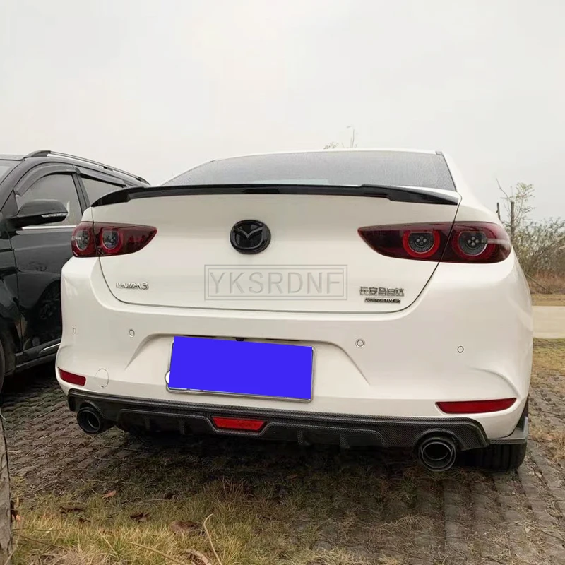 Для нового Mazda 3 Axela украшение автомобиля 2019 2020 2021 АБС-пластик краска цвет задний