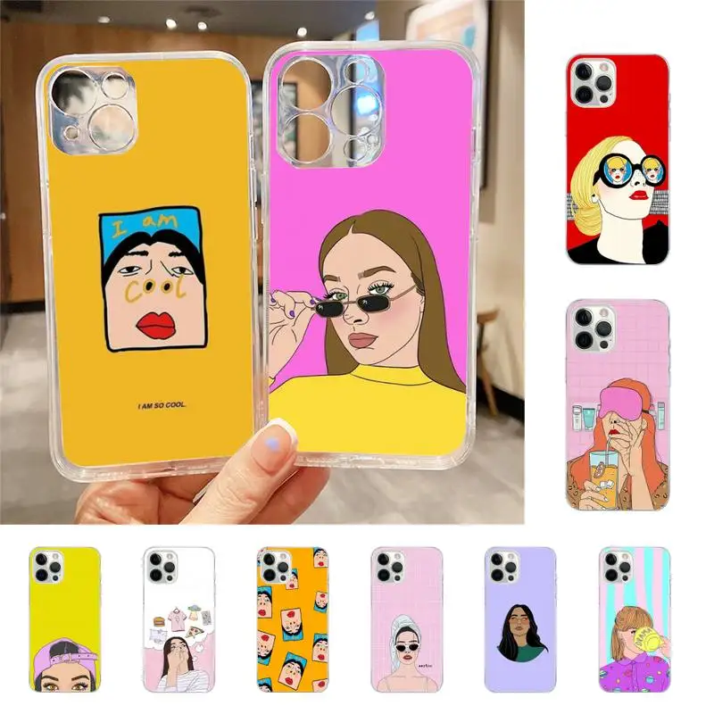 

Cute Cartoon Letter Deer Smiley Face Phone Case For Iphone 7 8 Plus X Xr Xs 11 12 13 Se2020 Mini Mobile Iphones 14 Pro Max Case