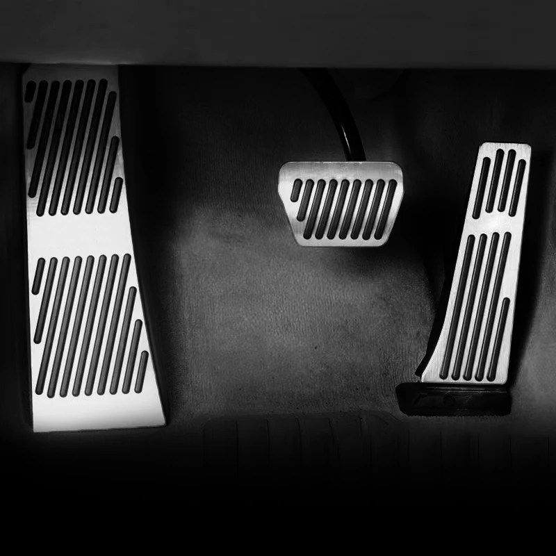 

Aluminum Car Foot Pedal Fuel Accelerator Brake Pedal Rest Pedal Cover Non-slip Pad For BMW iX5 iX 2021 2022 Accessories