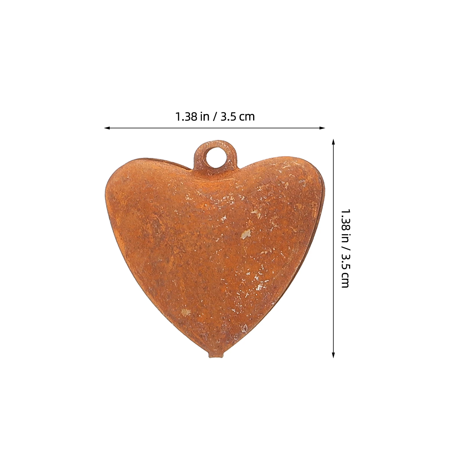 Ретро железные сердечные колокольчики 10 шт.