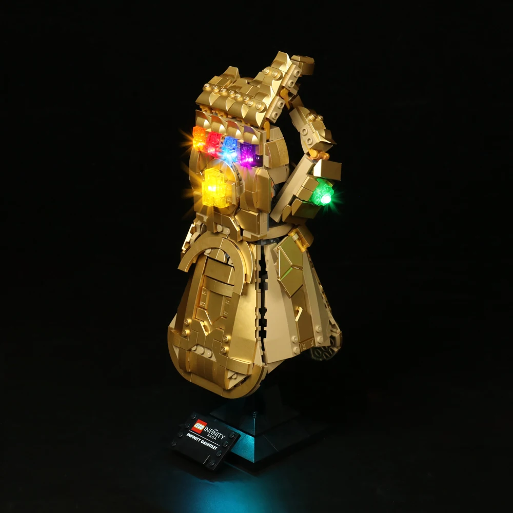 Светодиодный светильник Lazishi для 76191 Infinity Gauntlet Коллекционная модель игрушки